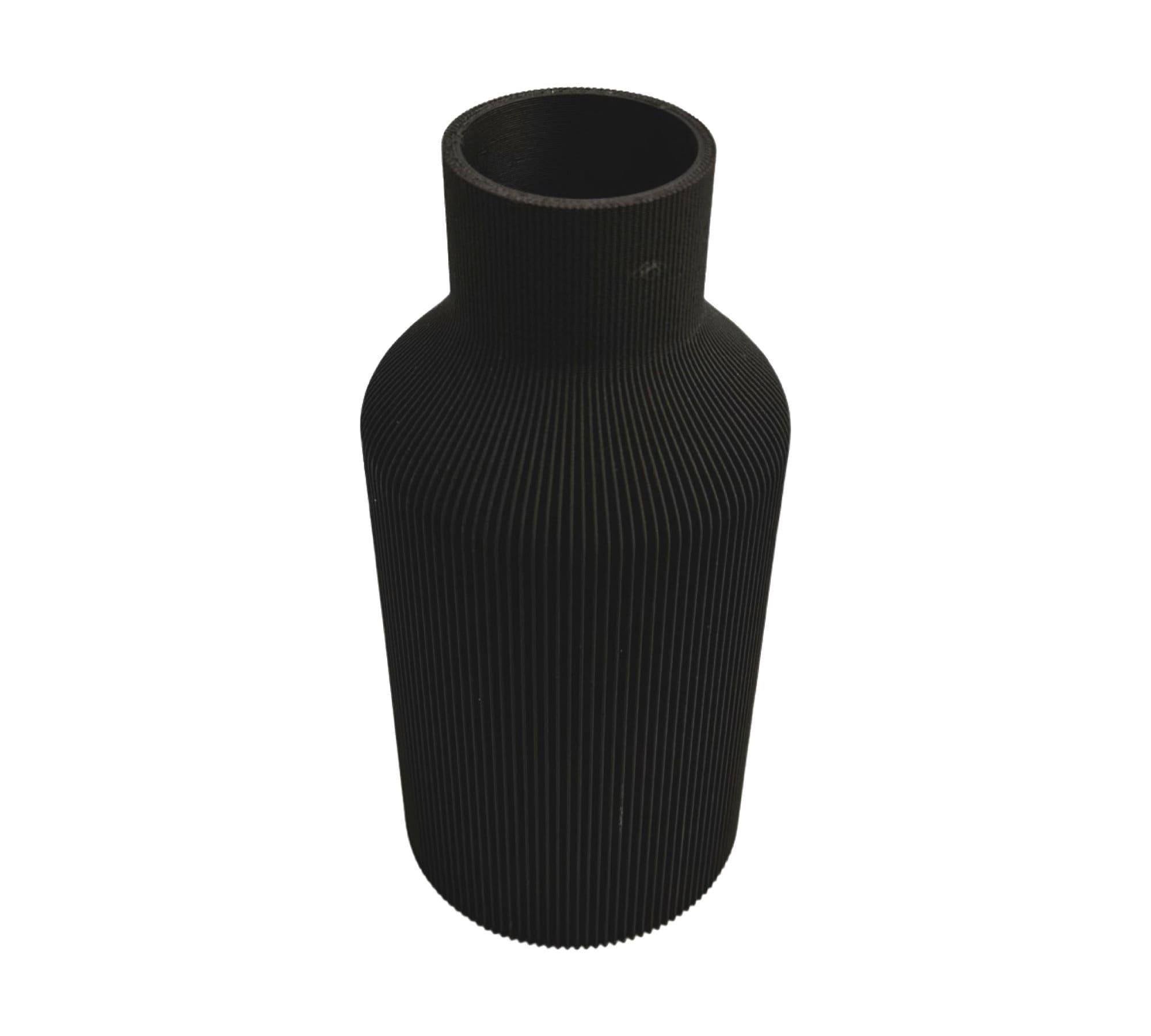 Blume | Vase Skandi Stil | schwarz - Roo's Gift Shop