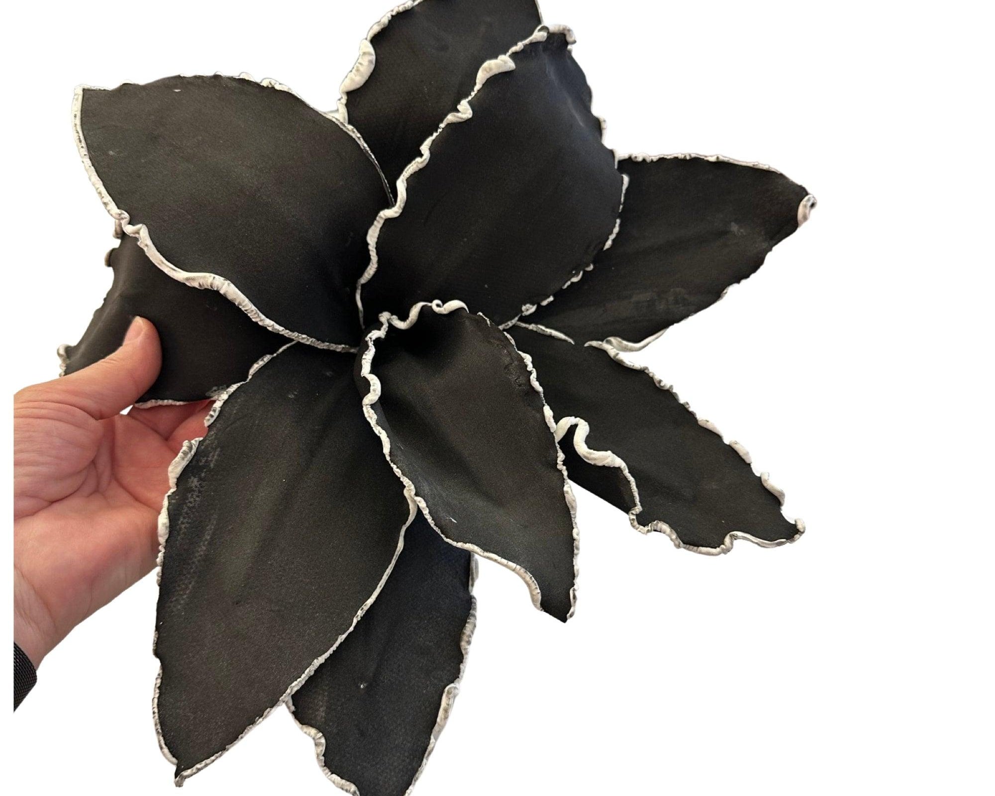 Blume | Vase Skandi Stil | schwarz - Roo's Gift Shop