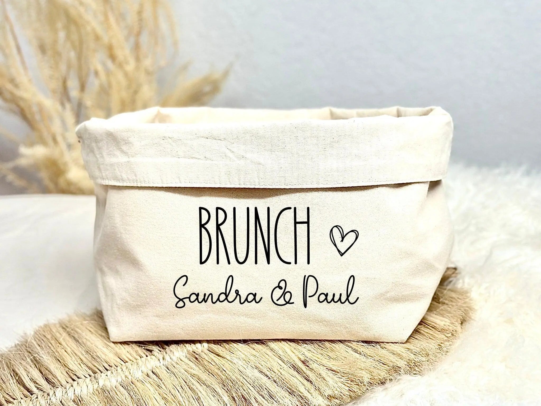 Brotkörbchen Brotkorb mit Namen personalisiert - Roo's Gift Shop
