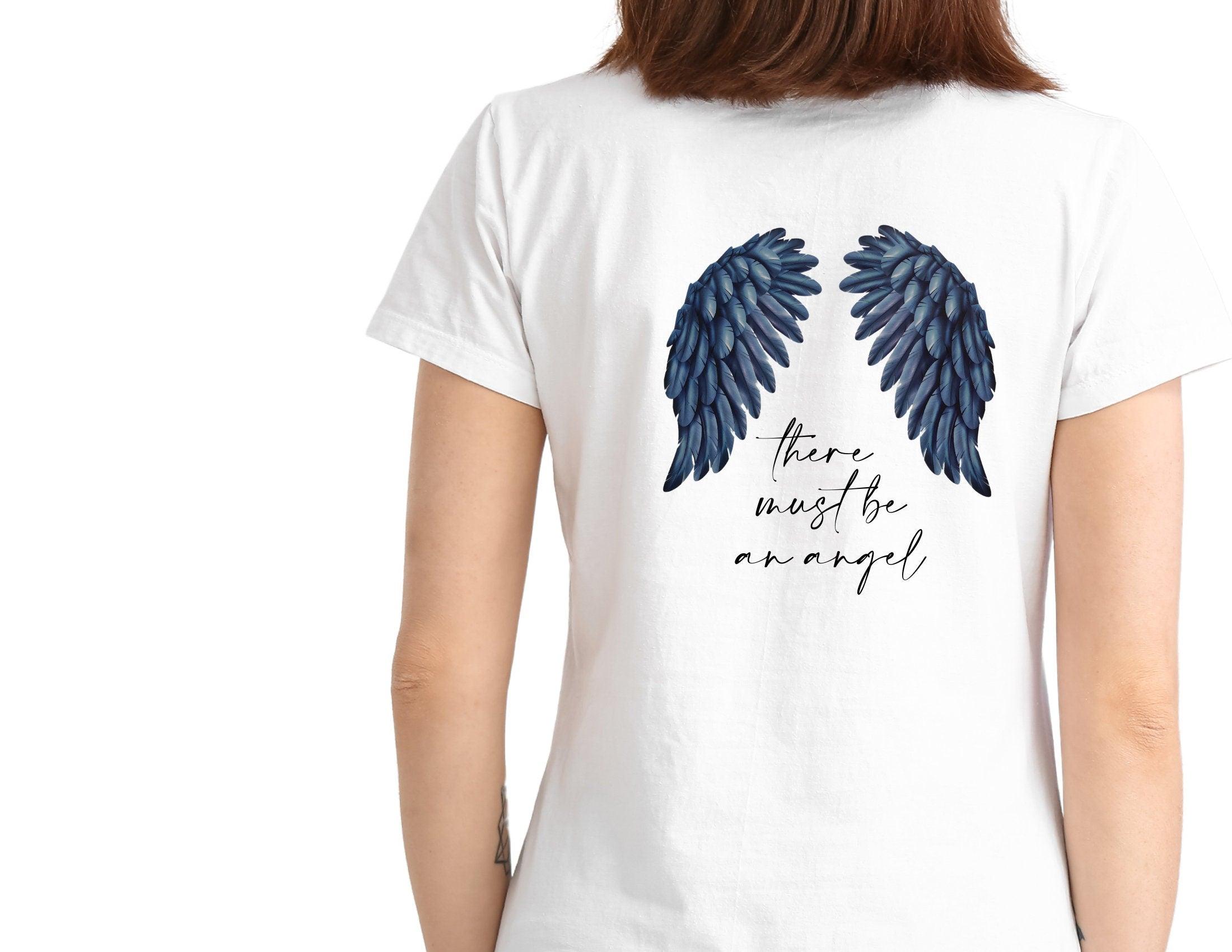 Bügelbild | mit Namen | personalisiert | Patch Engel - Roo's Gift Shop