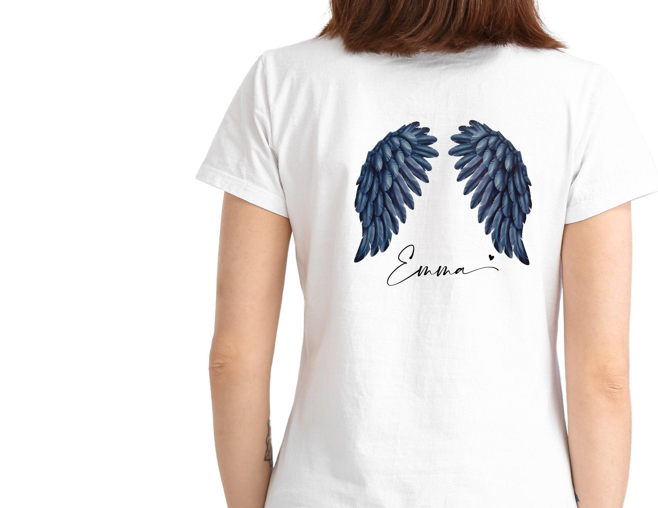 Bügelbild | mit Namen | personalisiert | Patch Engel - Roo's Gift Shop