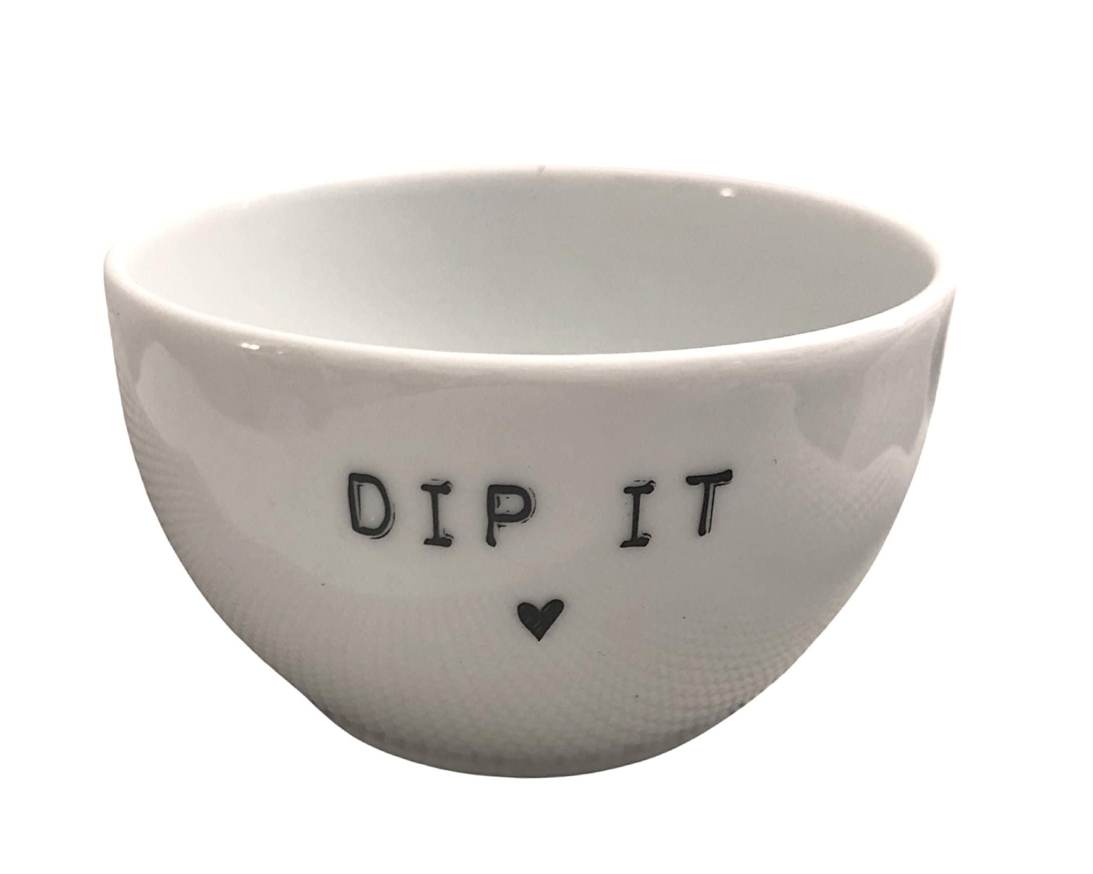 Dip Schälchen aus weißem Porzellan | Snack it | Dip it | Olio | Cheese - Roo's Gift Shop