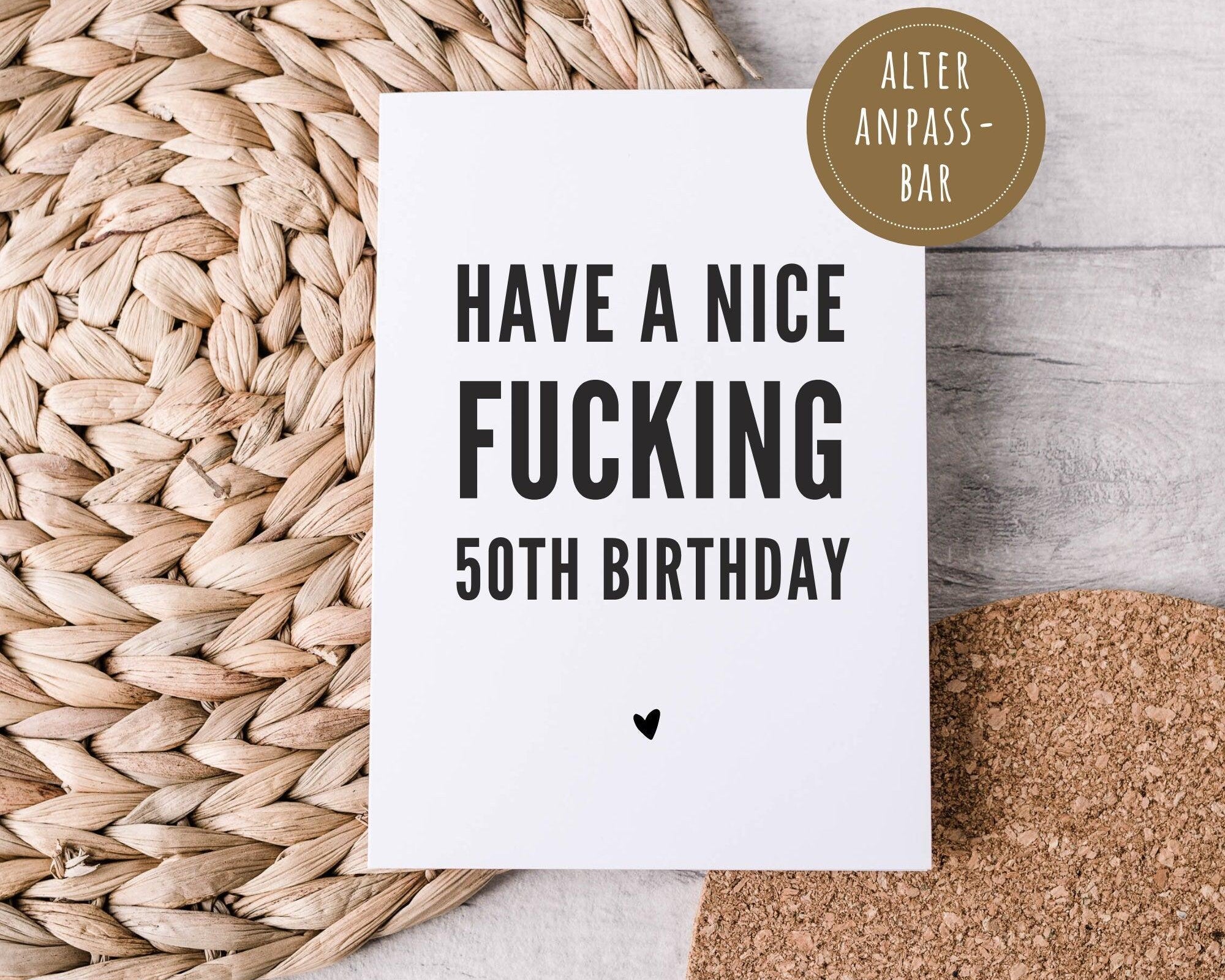 Duftkerze im Glas | Geburtstag | Have a nice Fucking Birthday - Roo's Gift Shop