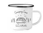 Emaille Tasse | Camping | personalisiert | Camping Crew - Roo's Gift Shop