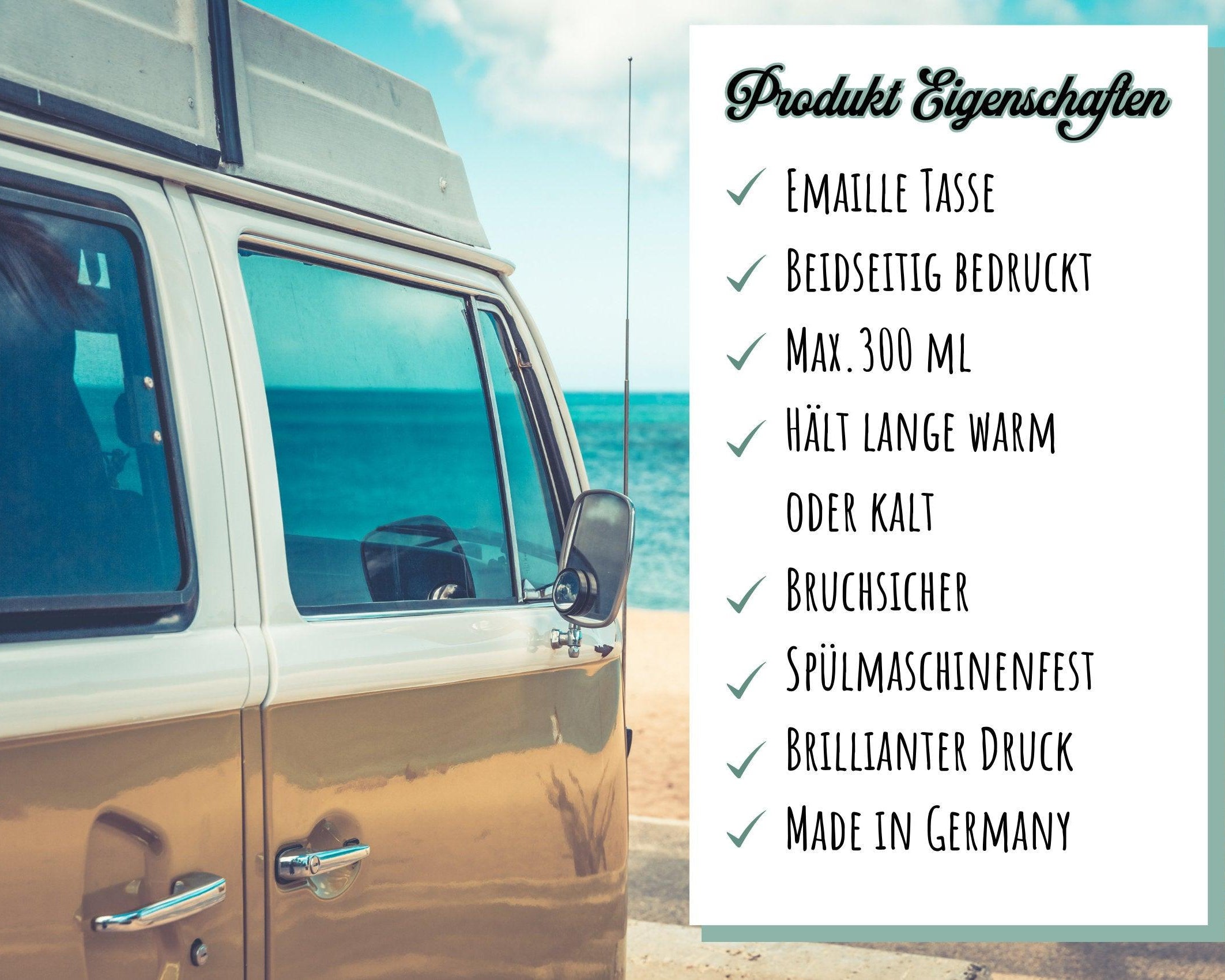 Emaille Tasse | Camping | personalisiert | Camping Crew - Roo's Gift Shop