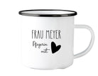Emaille Tasse | Lehrerin mit Herz | Abschiedsgeschenk - Roo's Gift Shop