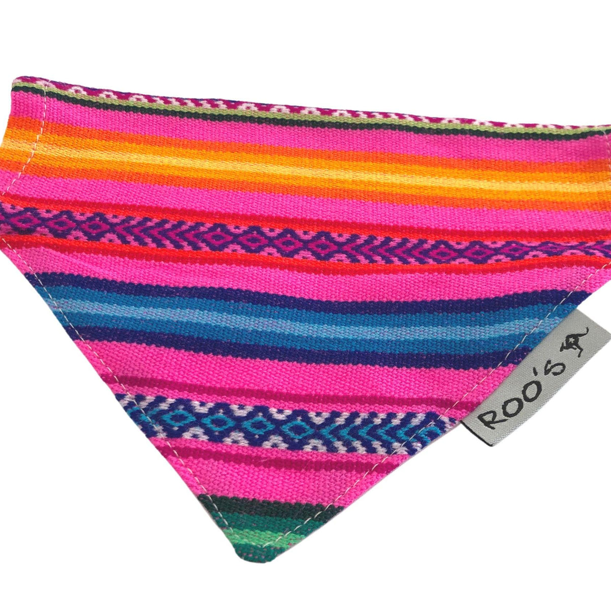 2er Pack Pride Hundehalstuch – Regenbogen-Muster, Für Mittelgroße & Große Hunde, Lila & Blaugrün
