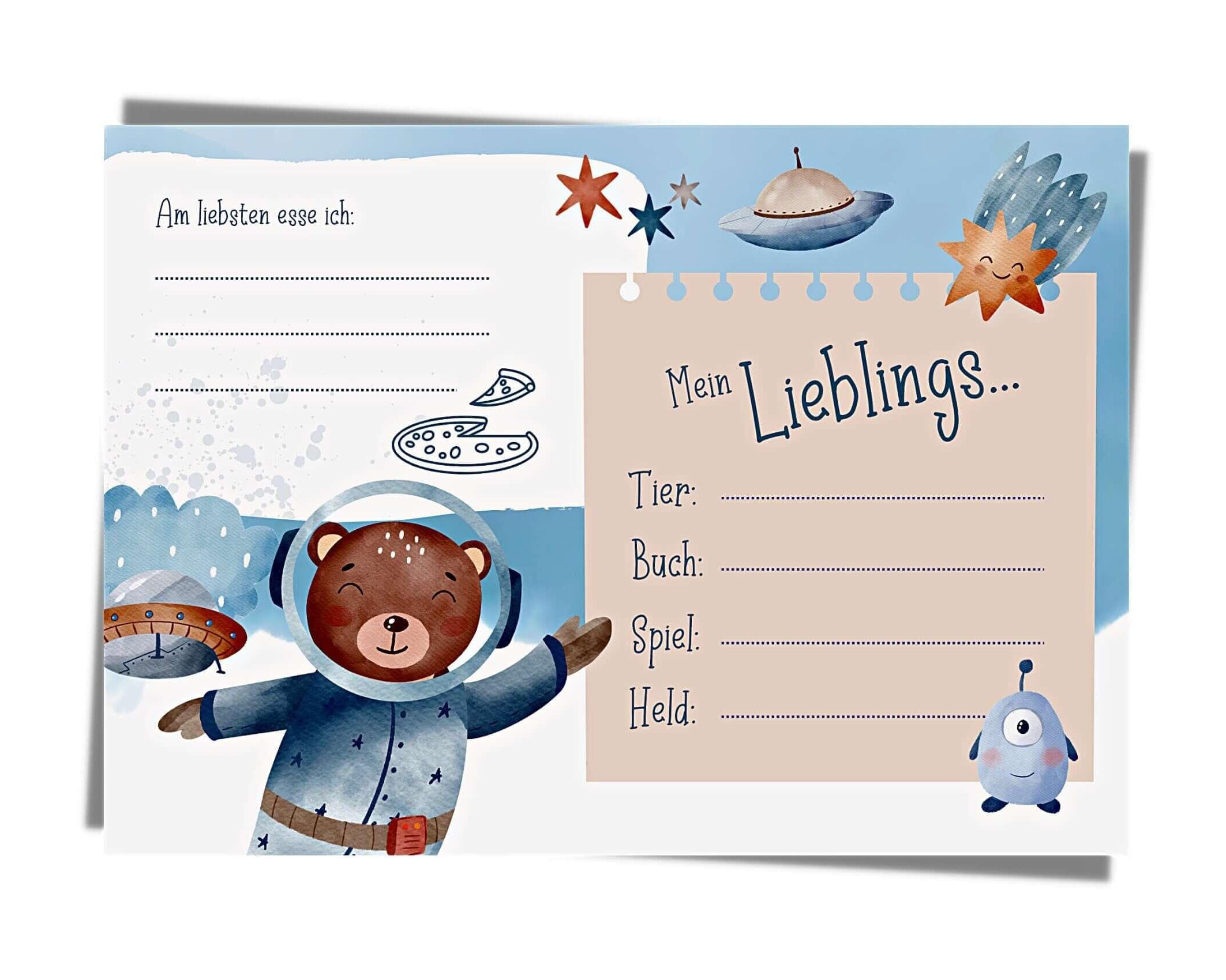 Freundebuch | Kindergarten & Schule - Roo's Gift Shop