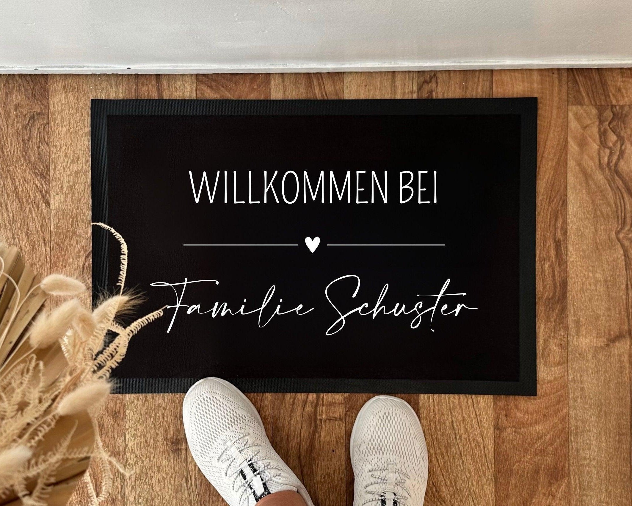Fußmatte Familie | Personalisierter Fußabtreter Namen - Roo's Gift Shop