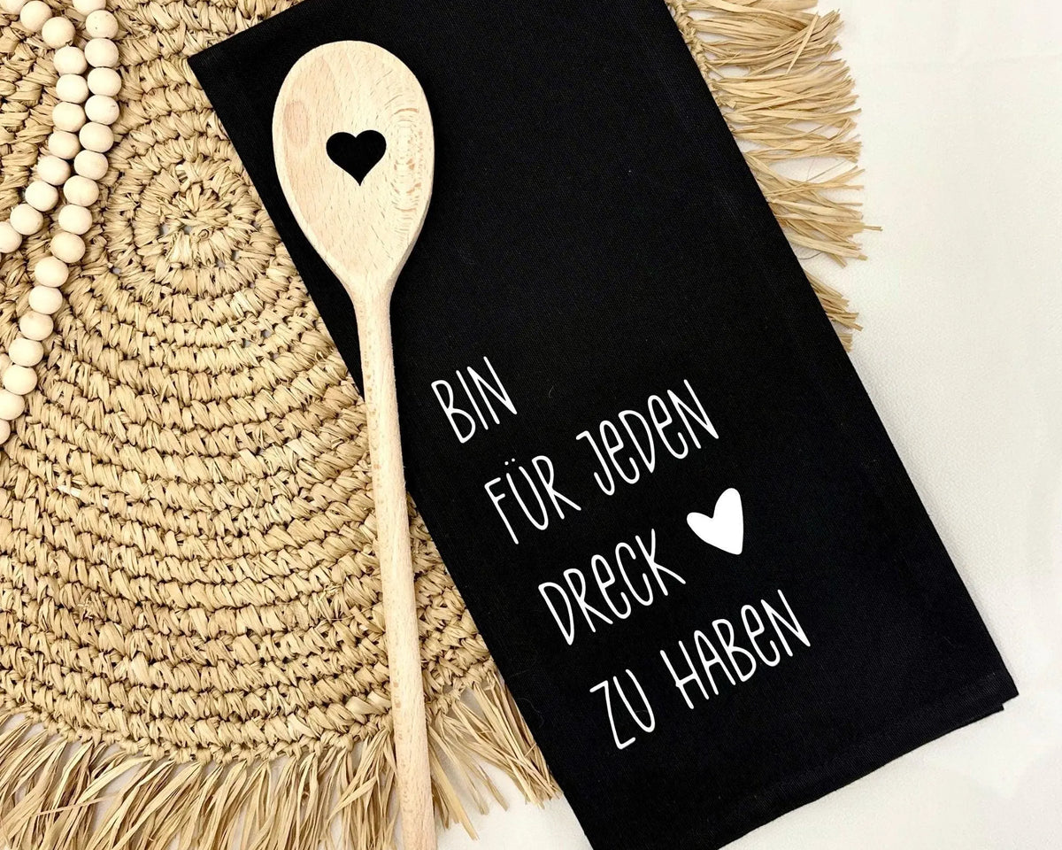 Geschirrtuch | Bin für jeden Dreck zu haben - Roo's Gift Shop
