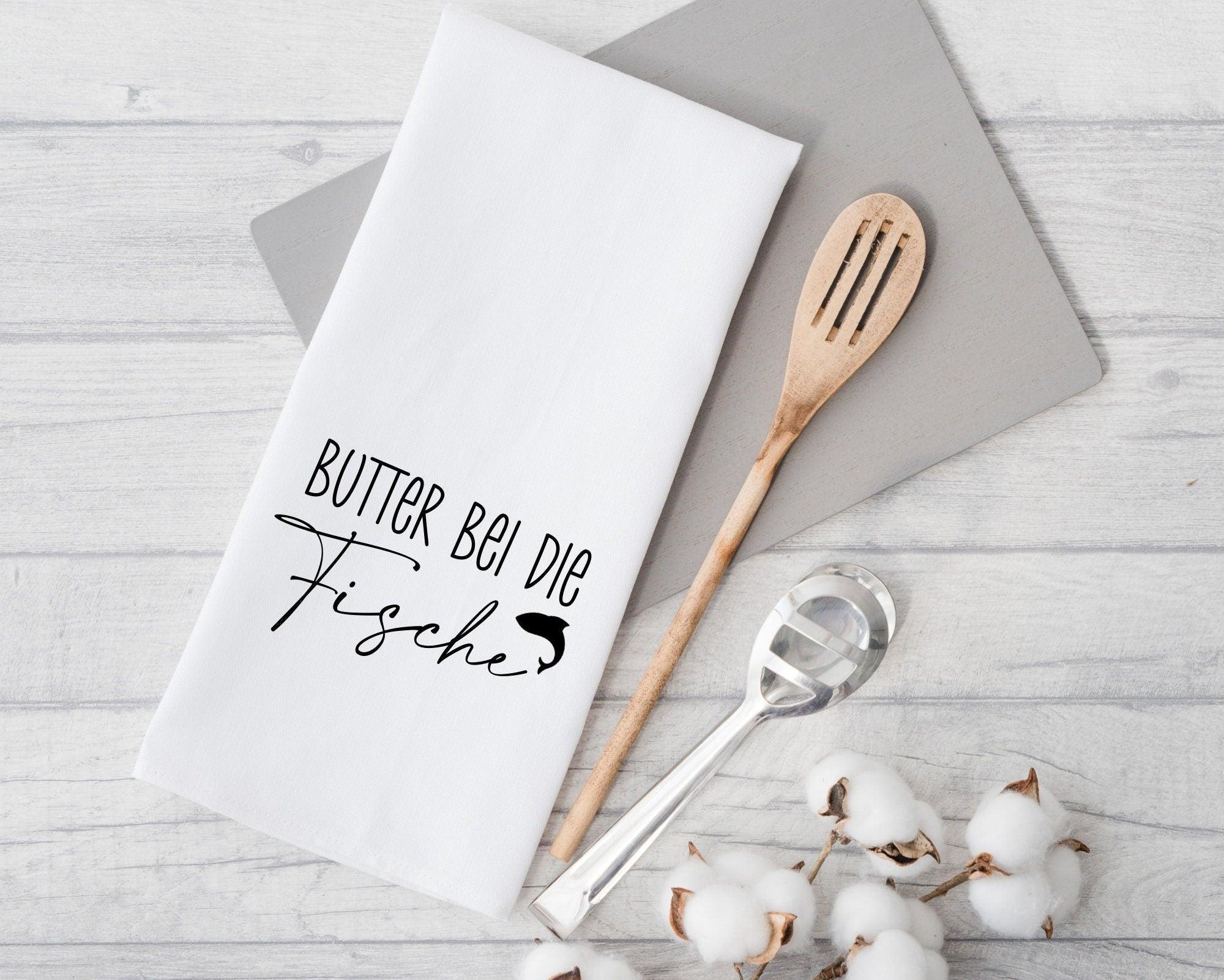 Geschirrtuch | Butter bei die Fische - Roo's Gift Shop