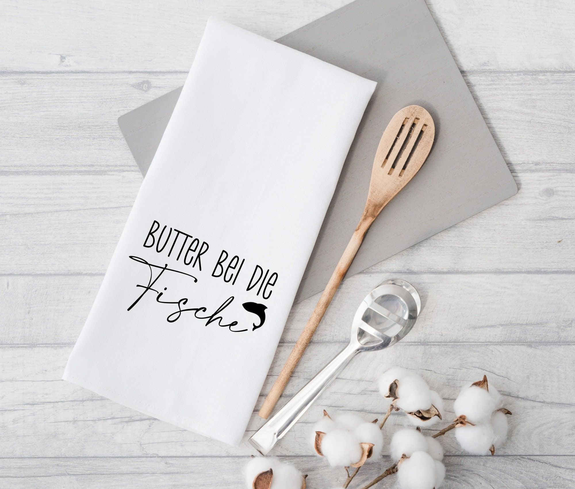Geschirrtuch | Butter bei die Fische - Roo's Gift Shop