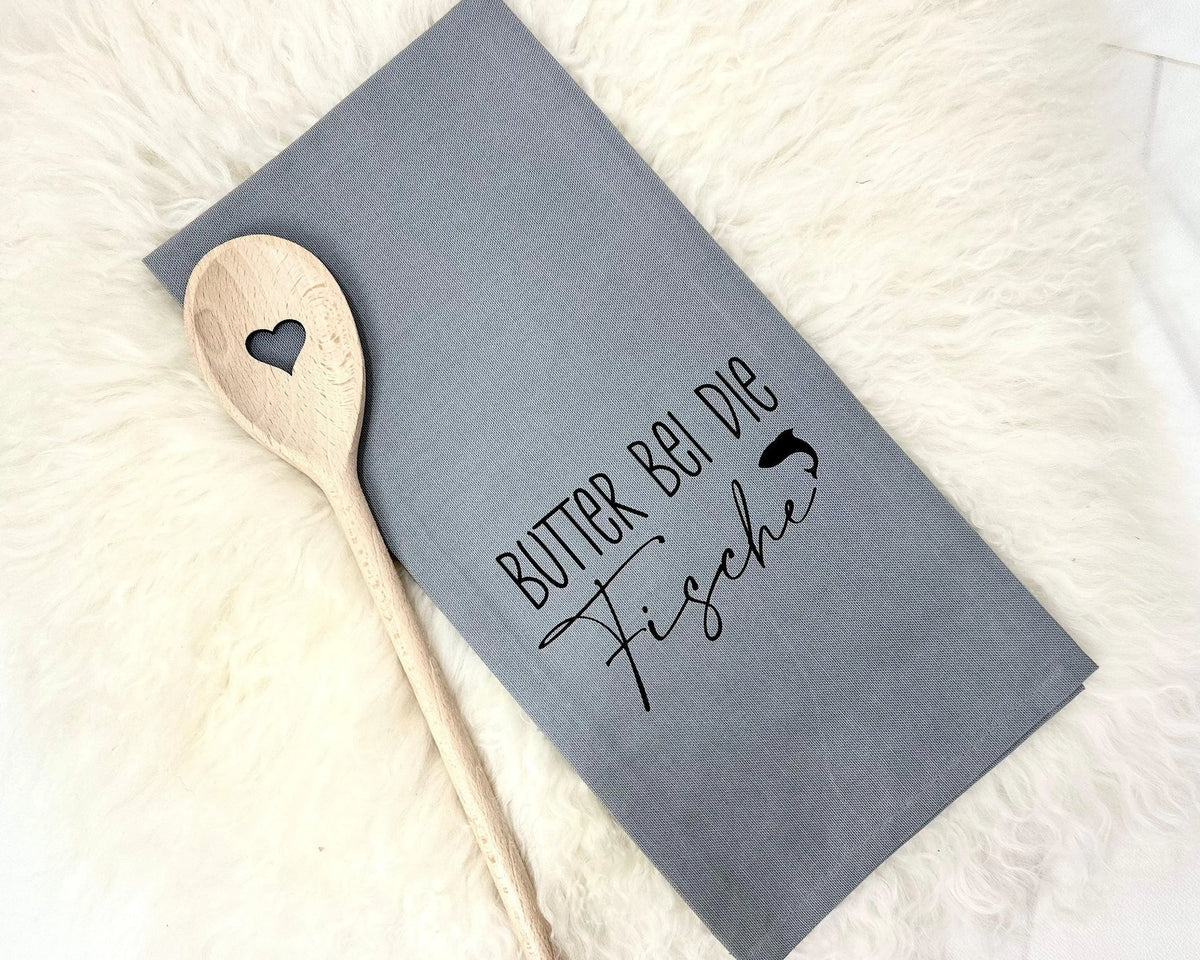 Geschirrtuch | Butter bei die Fische - Roo's Gift Shop
