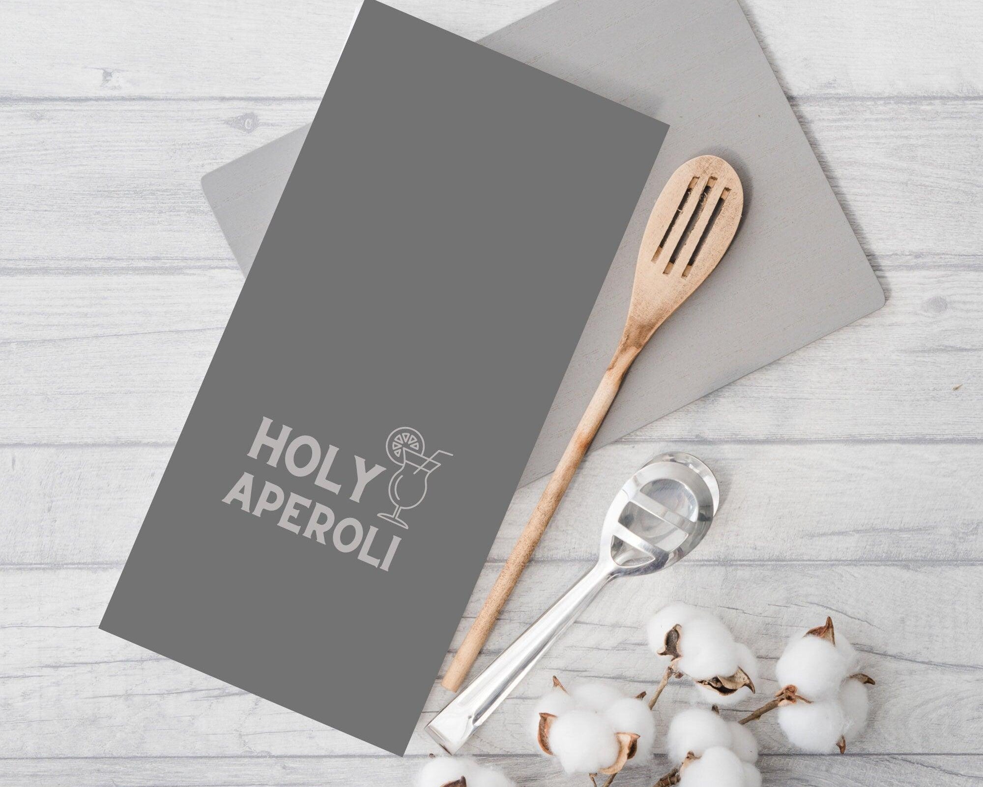 Geschirrtuch | Holy Aperoli | lustiger Spruch - Roo's Gift Shop