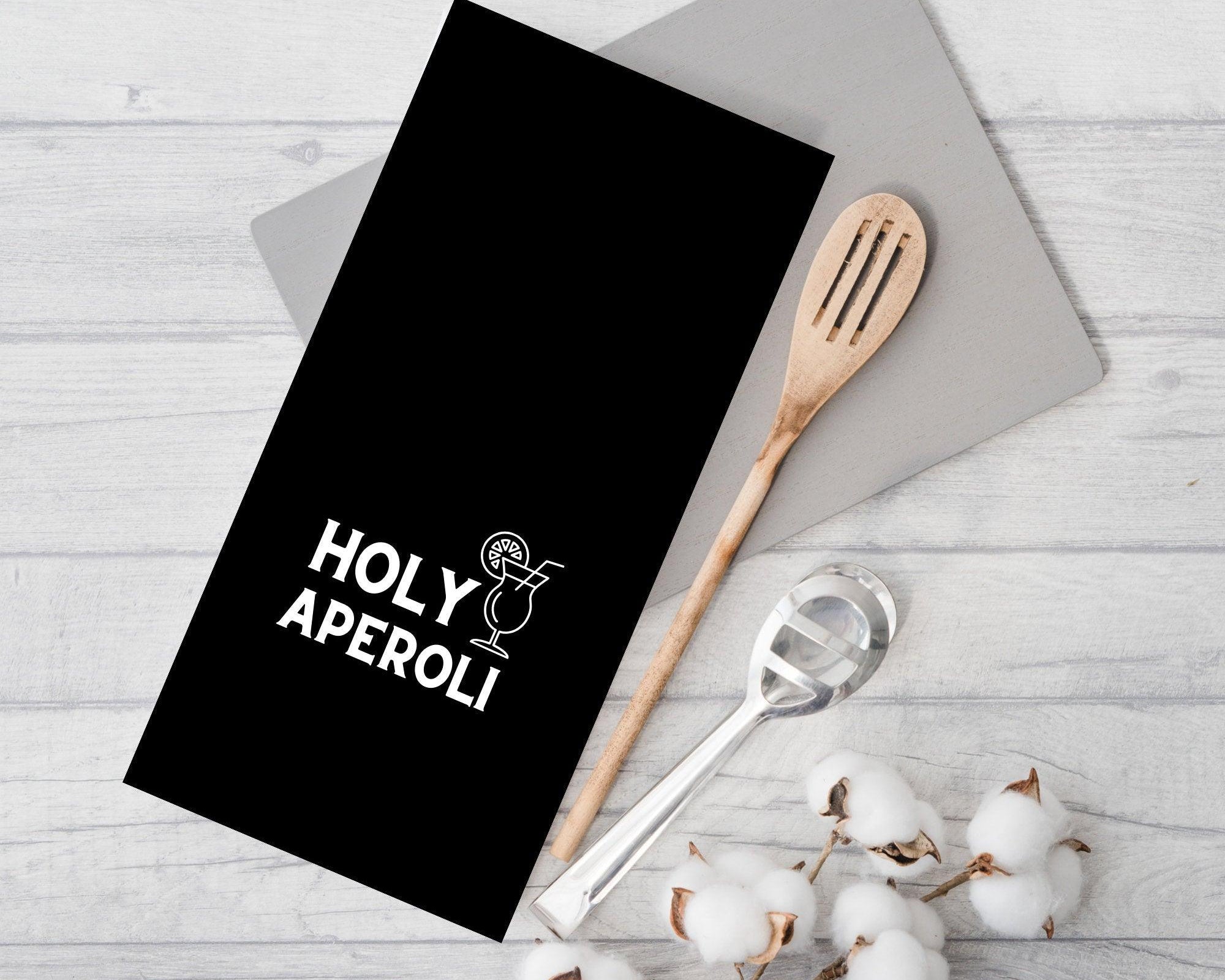 Geschirrtuch | Holy Aperoli | lustiger Spruch - Roo's Gift Shop