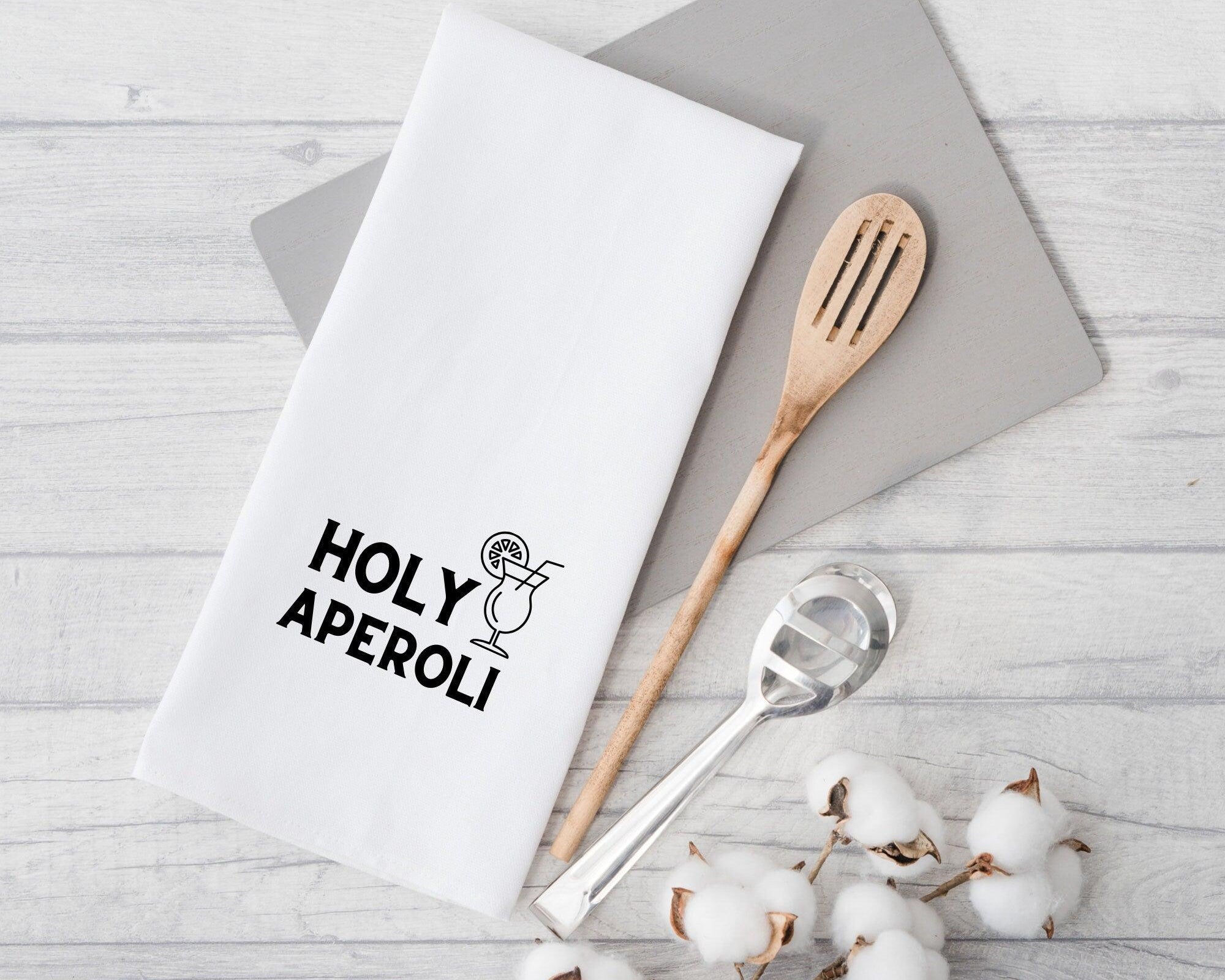 Geschirrtuch | Holy Aperoli | lustiger Spruch - Roo's Gift Shop