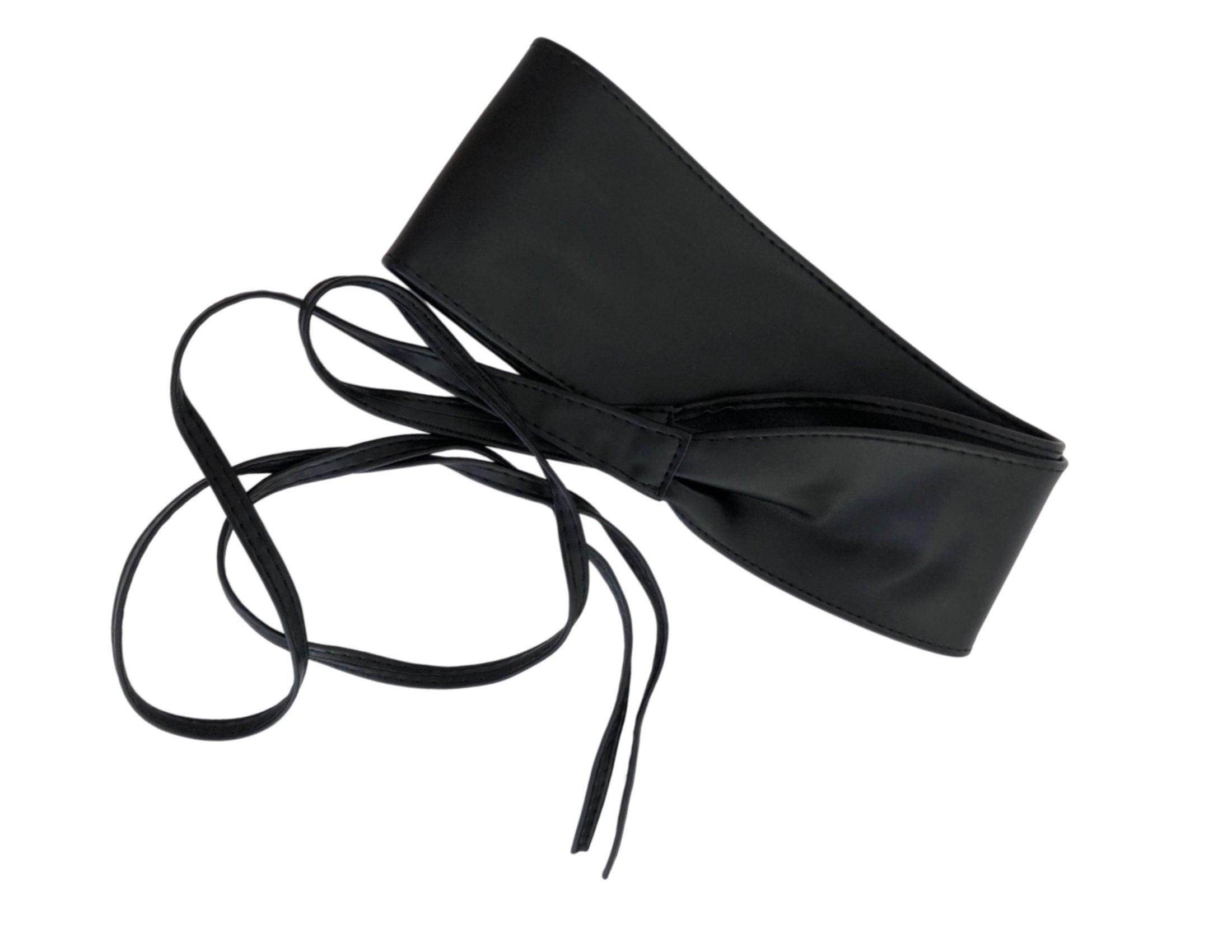 Gürtel | Obi Gürtel | Asiatischer Wickelgürtel | schwarz - Roo's Gift Shop