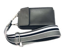 Handyportemonnaie | Echt Leder | grau - Roo's Gift Shop