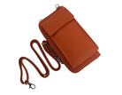 Handyportemonnaie | Echt Leder | orange - Roo's Gift Shop
