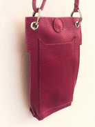 Handytasche | Echt Leder | Umhängetasche | pink - Roo's Gift Shop