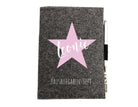 Hefthülle | Filz | DIN A5 | personalisiert - Roo's Gift Shop