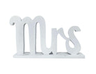 Hochzeit | Aufsteller Mr. Mrs. | Holz | weiß - Roo's Gift Shop