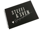 Hochzeit | Gästebuch | personalisiert | schwarz - Roo's Gift Shop