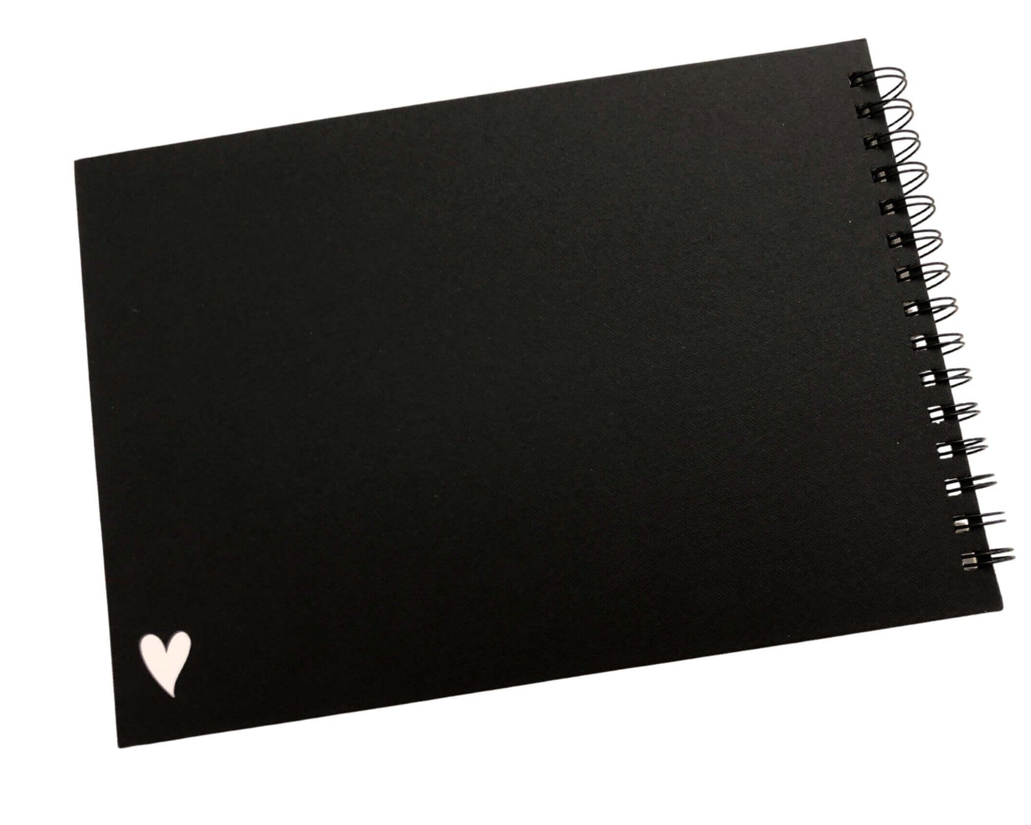 Hochzeit | Gästebuch | personalisiert | schwarz - Roo's Gift Shop