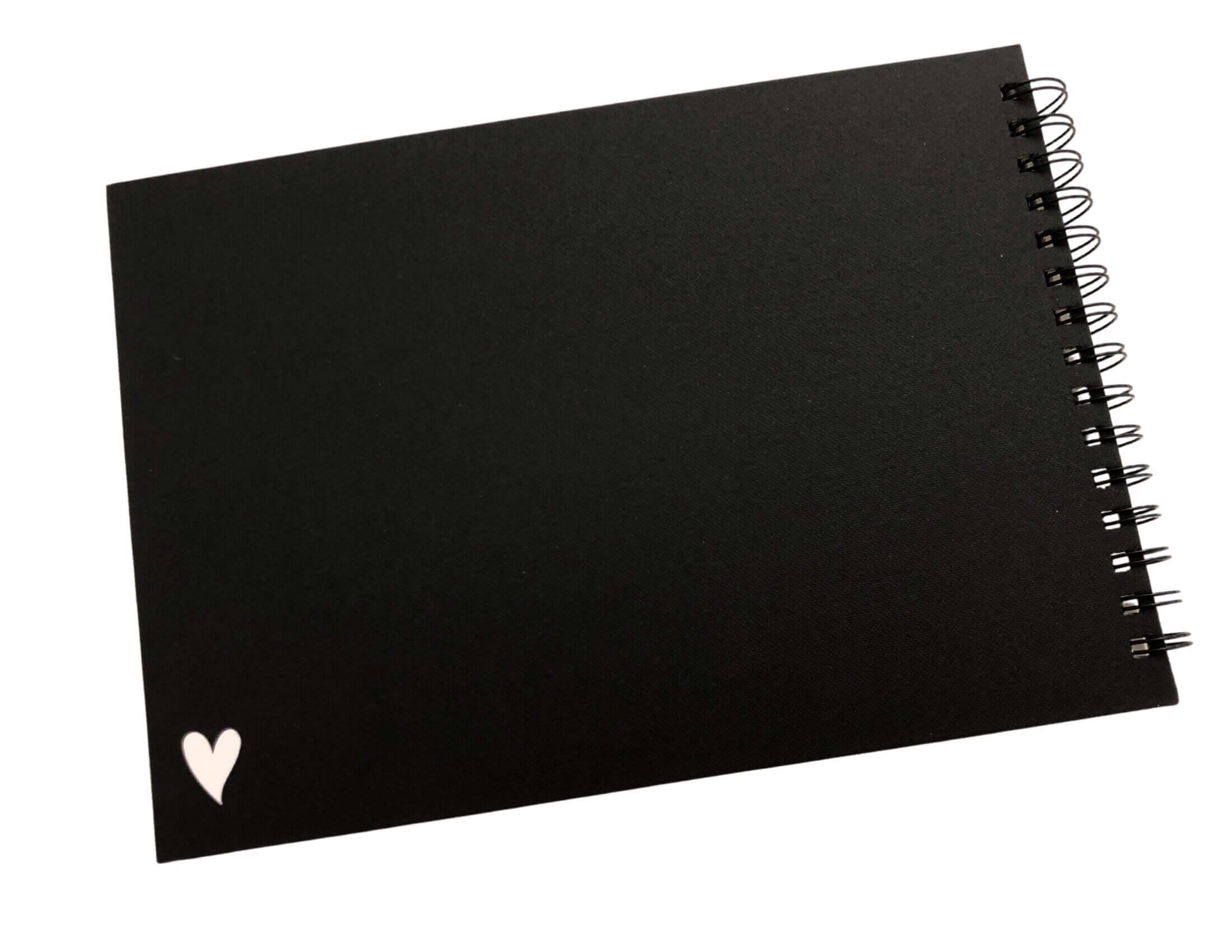 Hochzeit | Gästebuch | personalisiert | schwarz - Roo's Gift Shop