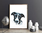 Hunde Portrait | Rahmen | Tierportrait nach Foto - Roo's Gift Shop