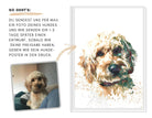 Hunde Portrait | Rahmen | Tierportrait nach Foto - Roo's Gift Shop
