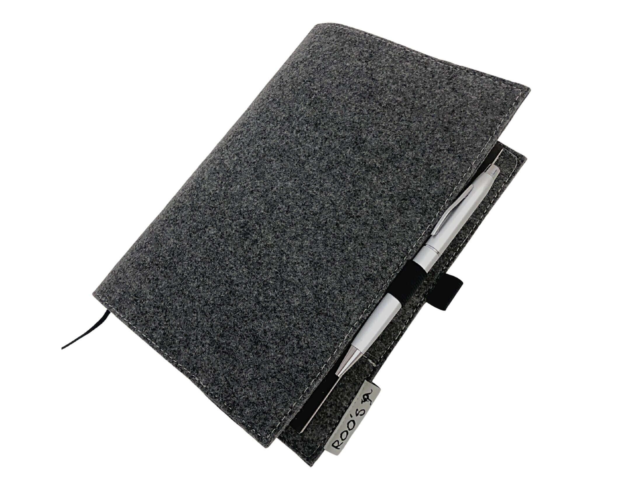 Hefthülle | Filz | DIN A5 | personalisiert - Roo's Gift Shop