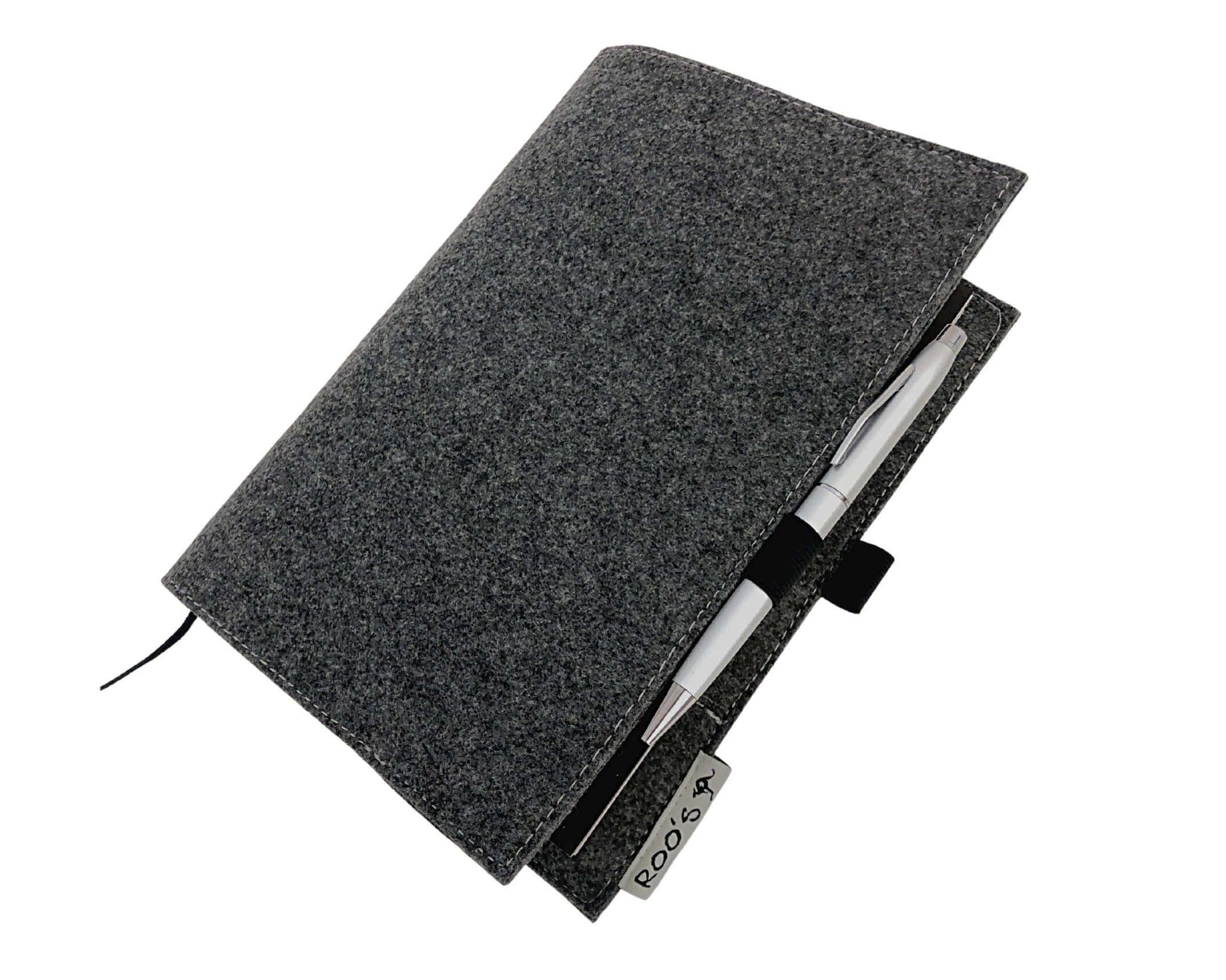 Hefthülle | Filz | DIN A5 | personalisiert - Roo's Gift Shop