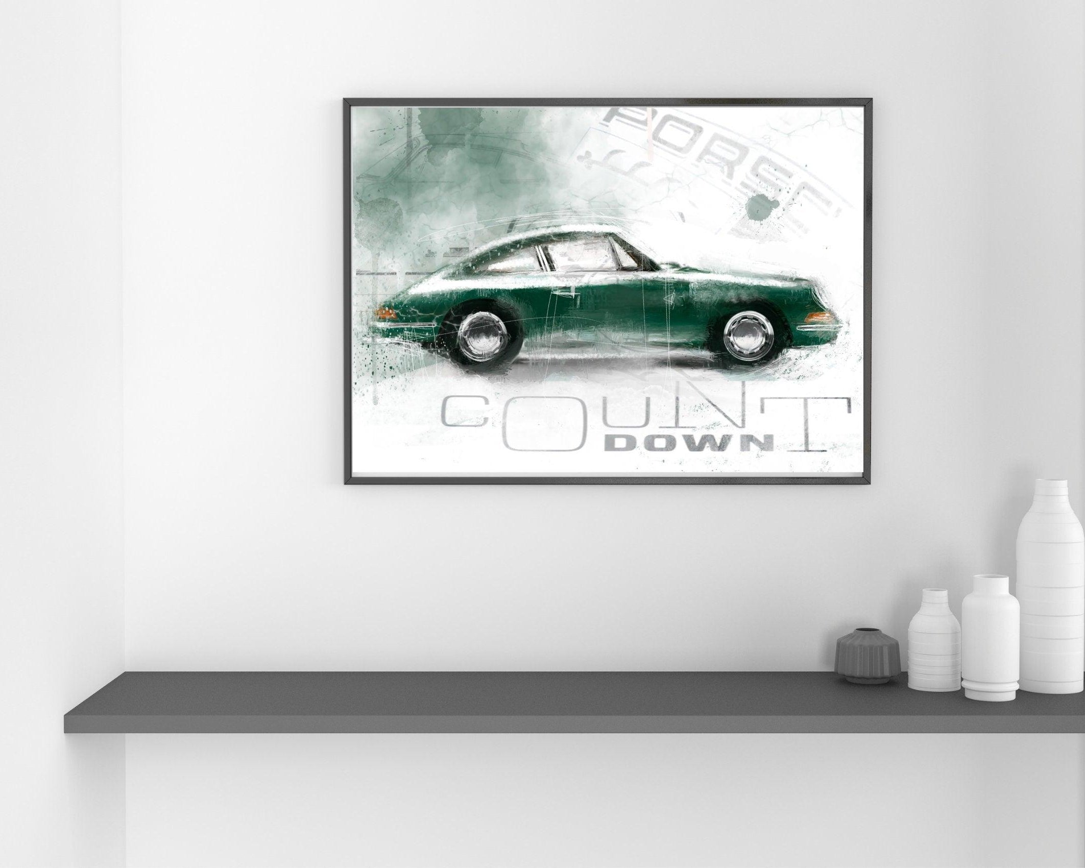 Poster | Auto | Dein Auto als Kunstwerk nach Fotovorlage - Roo's Gift Shop