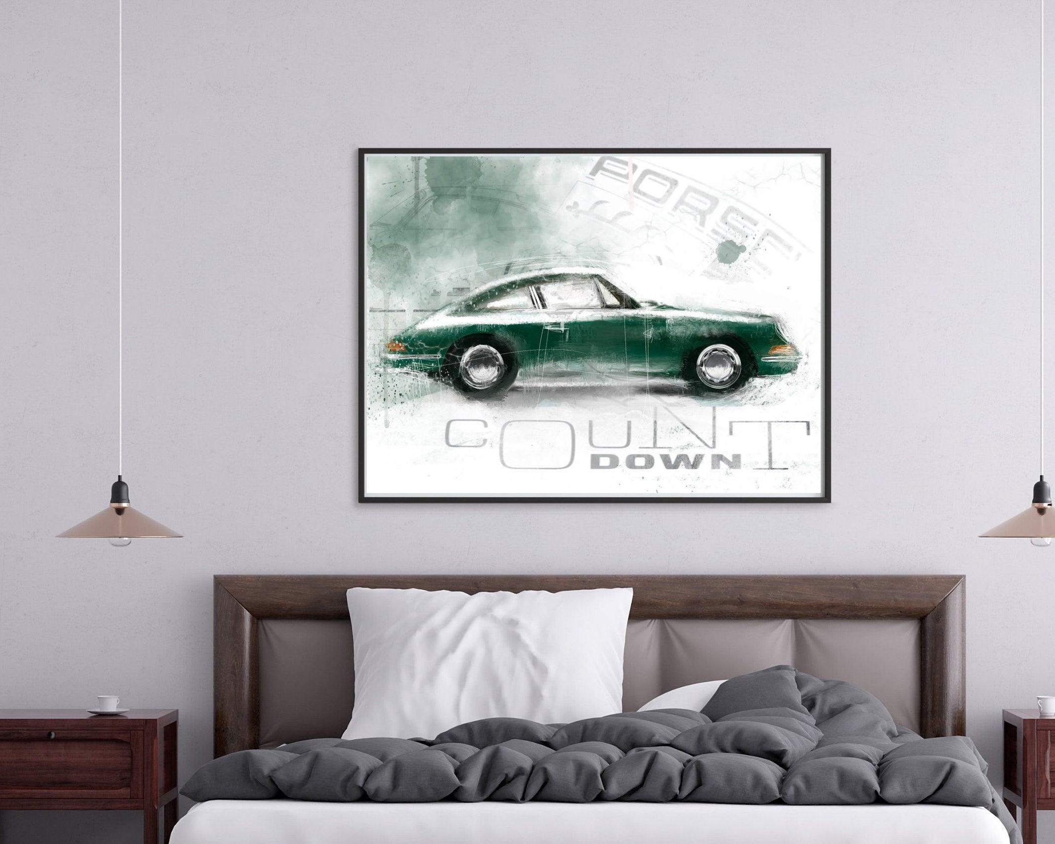 Poster | Auto | Dein Auto als Kunstwerk nach Fotovorlage - Roo's Gift Shop