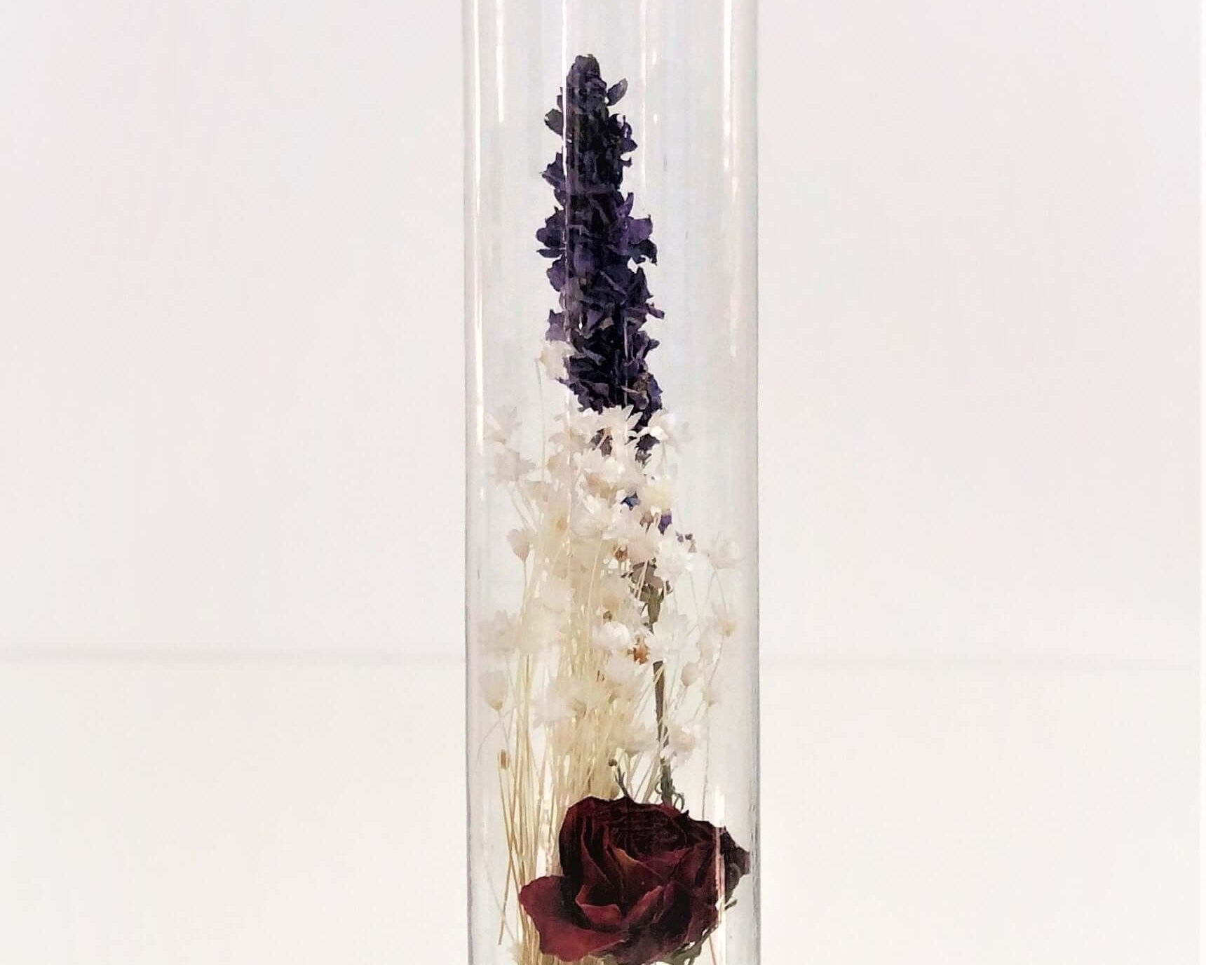 Glasflasche Trockenblumen | Geschenk Hochzeit Geld - Roo's Gift Shop