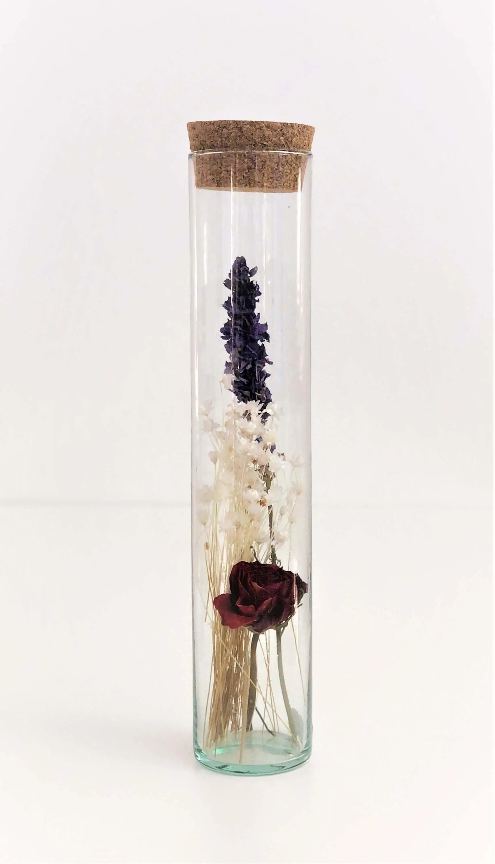 Glasflasche Trockenblumen | Geschenk Hochzeit Geld - Roo's Gift Shop