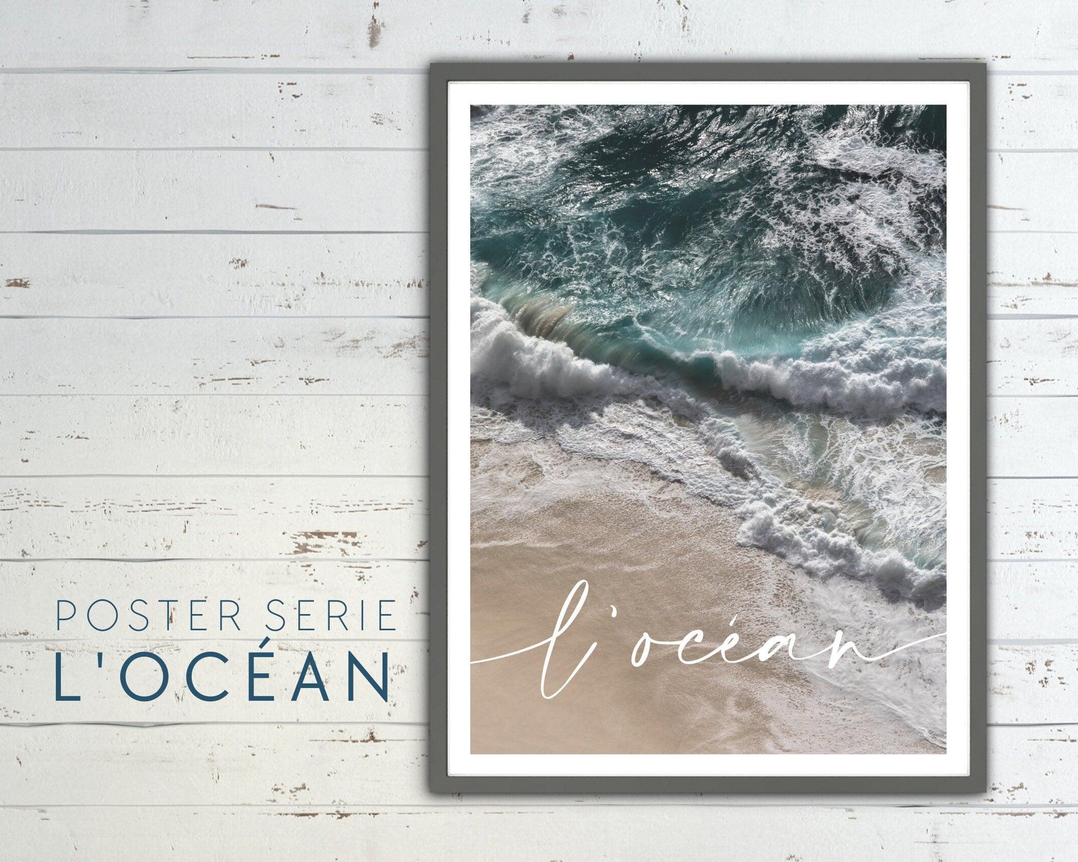 Poster | Meer | L' océan | Ozean | Strand - Roo's Gift Shop
