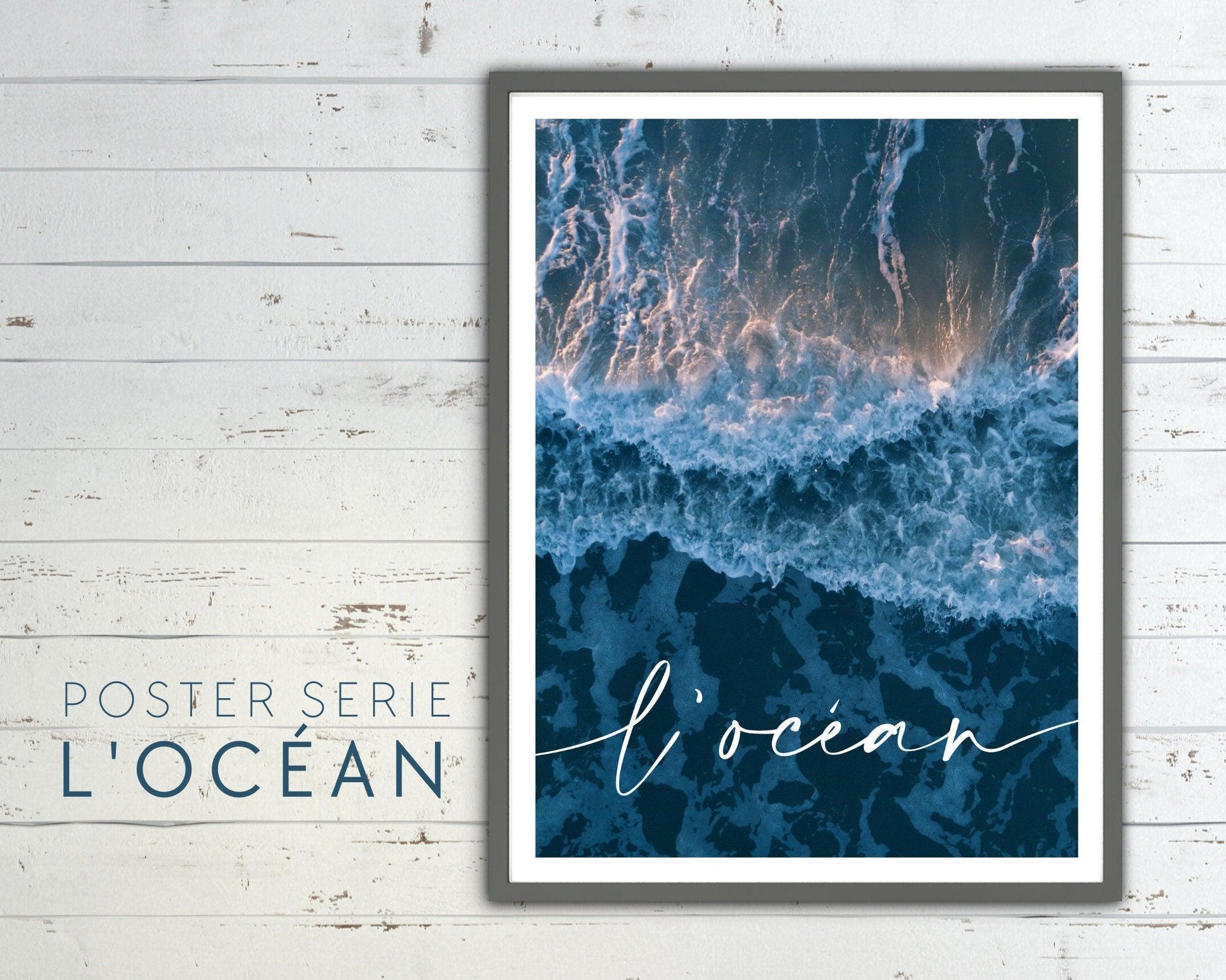 Poster | Meer | L' océan | Ozean | Strand - Roo's Gift Shop