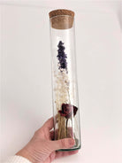 Glasflasche Trockenblumen | Geschenk Hochzeit Geld - Roo's Gift Shop