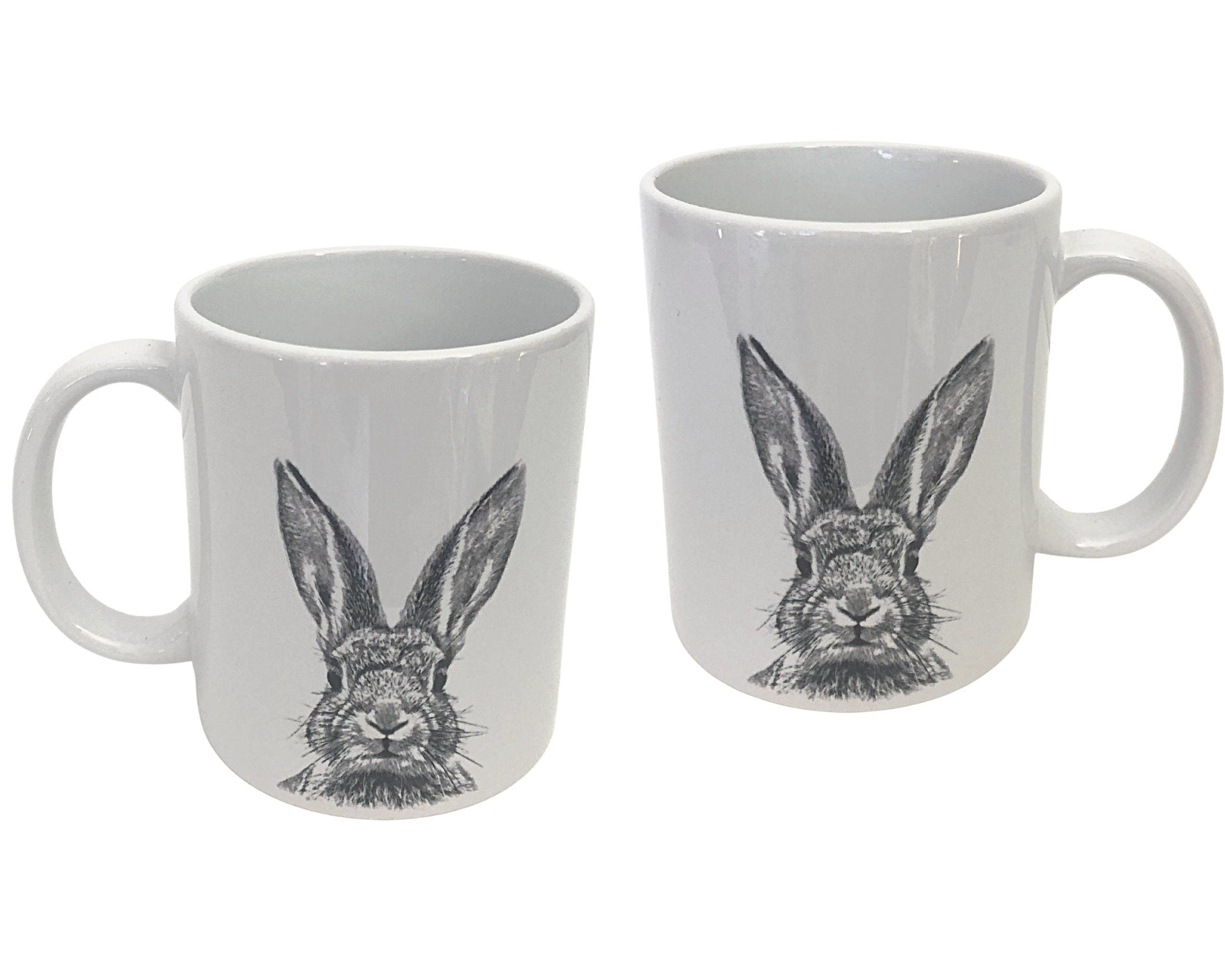 Osterhasen Tasse | Keramik Tasse mit Hasengesicht | Kaffeebecher spülmaschinenfest