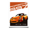 Porsche 997 GT3 RS | Art Print | Digital Print | Auto Poster