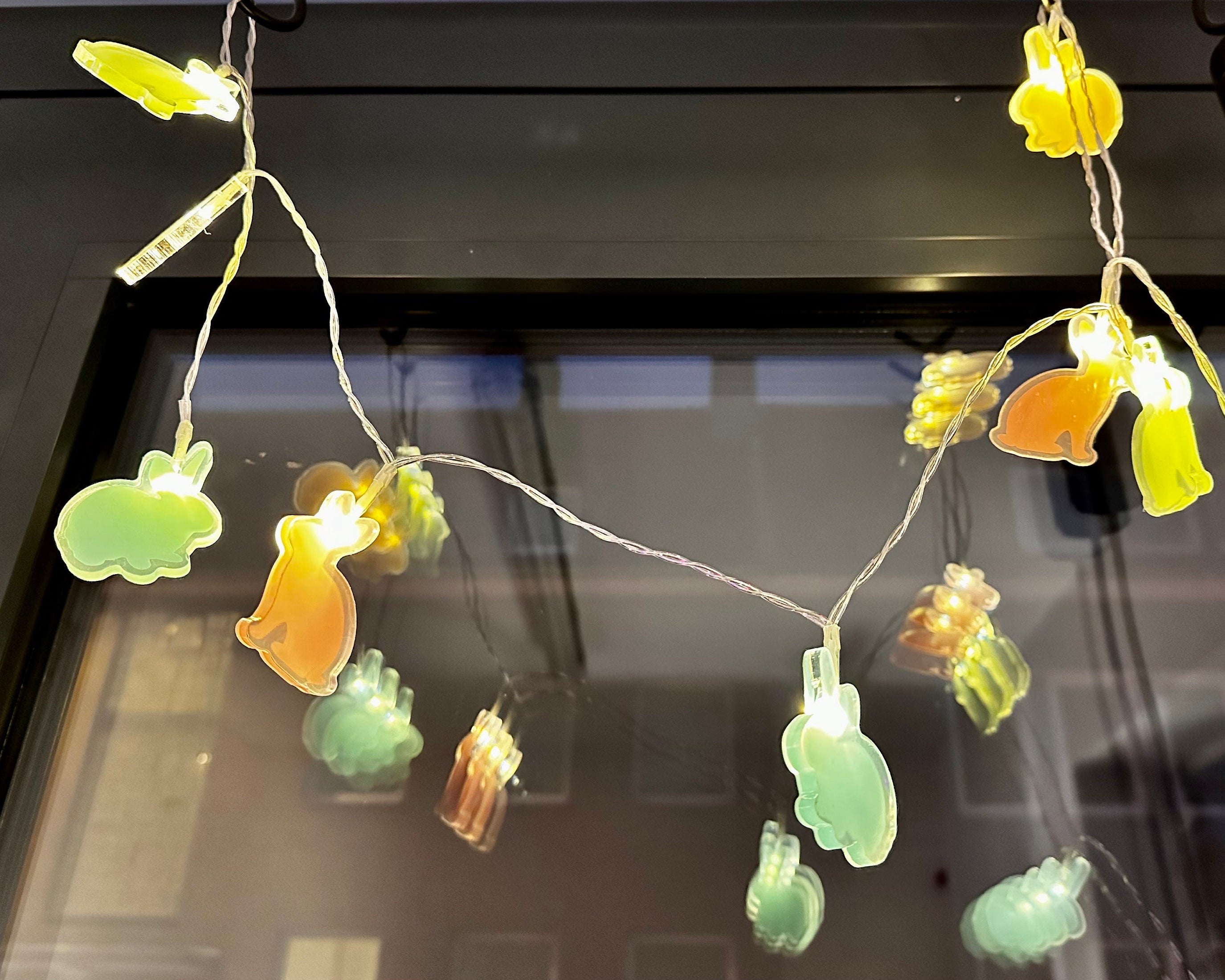 Pastell Lichterkette Hasen | Ostern | Osterlichterkette