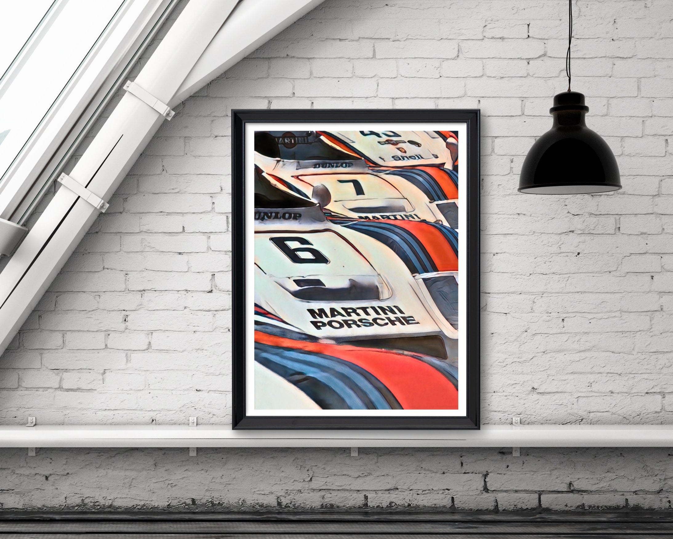Poster Martini Porsche | Digital Print | Auto Poster