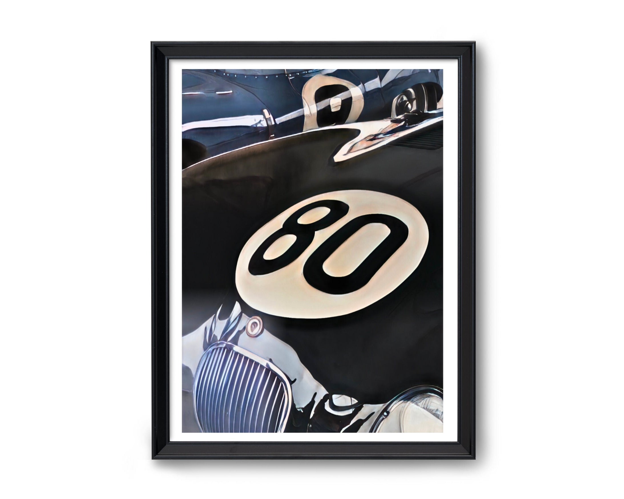 Poster Jaguar C-Type| Digital Print | Auto Poster