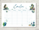 Stundenplan | personalisiert | Meerjungfrau - Roo's Gift Shop