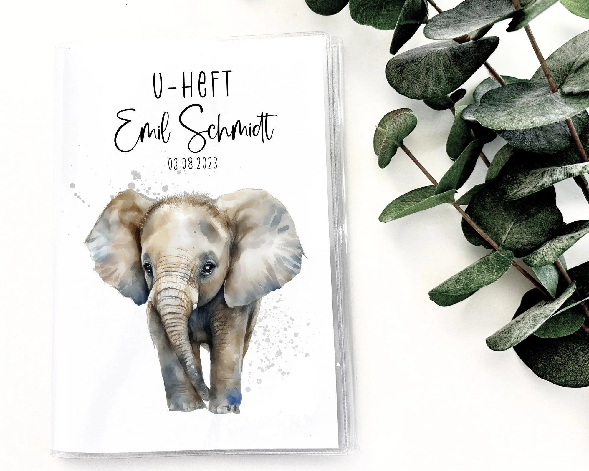 U-Heft und Impfpass Hülle | personalisiert mit Namen | Tiermotive - Roo's Gift Shop