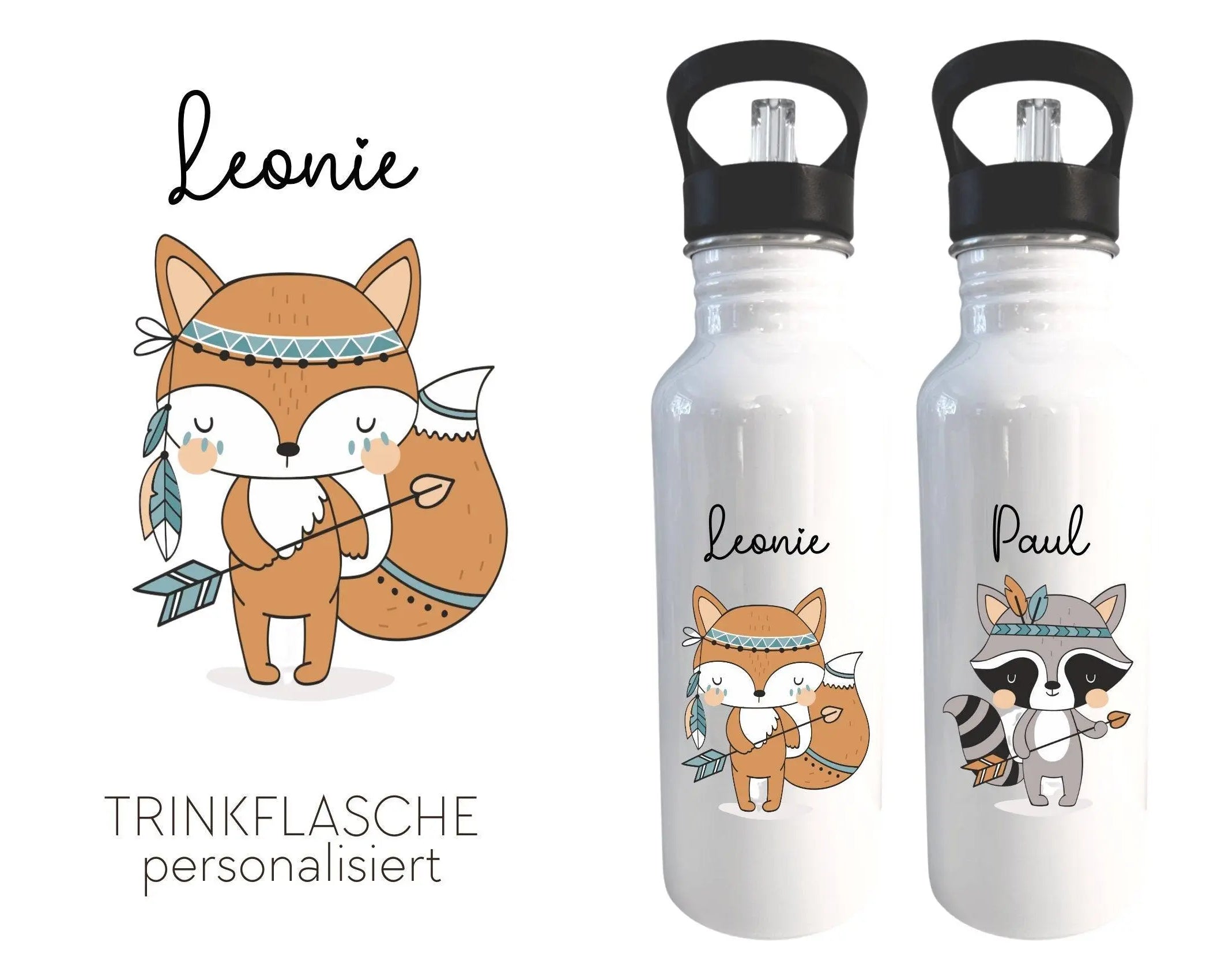 Trinkflasche | Personalisierte Flasche für Kinder - Roo's Gift Shop
