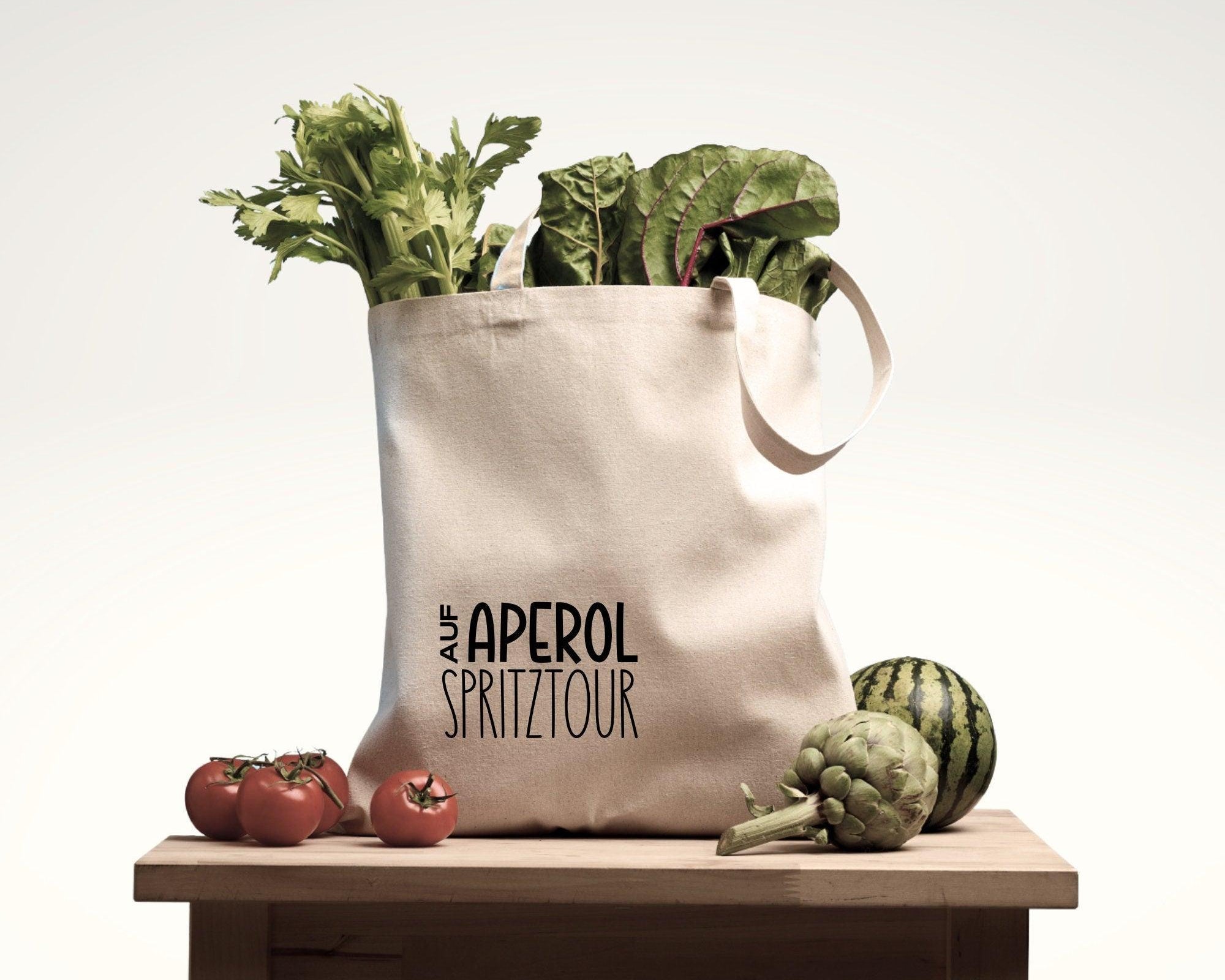 Jutebeutel | lustiger Spruch | witzige Stofftasche | Aperol Spriztour - Roo's Gift Shop
