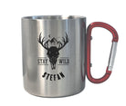 Karabinertasse | Personalisierbar | Tasse Camping Wandern - Roo's Gift Shop